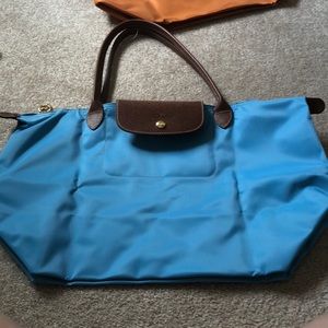 Large Blue Longchamp Bag *New*
